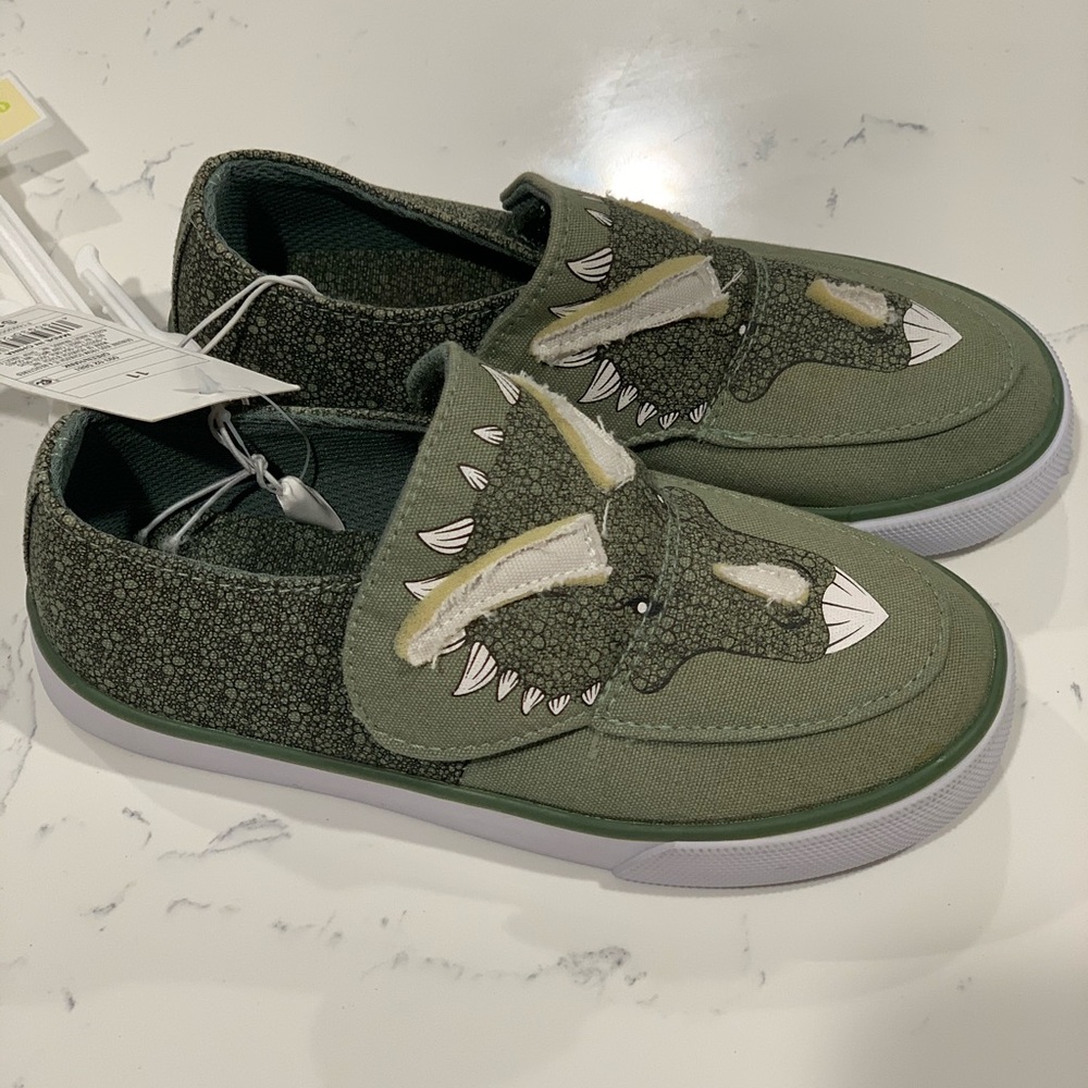 NWT Dinosaur Slip On Shoes